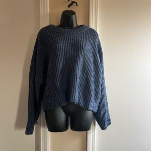 H&M Oversized Blue Sweater Size M